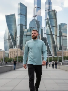 Косоворотка "Светло-зеленая"