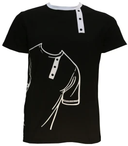 Футболка-косоворотка 