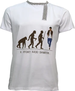 Футболка-косоворотка 