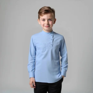 Косоворотка детская «Голубая»